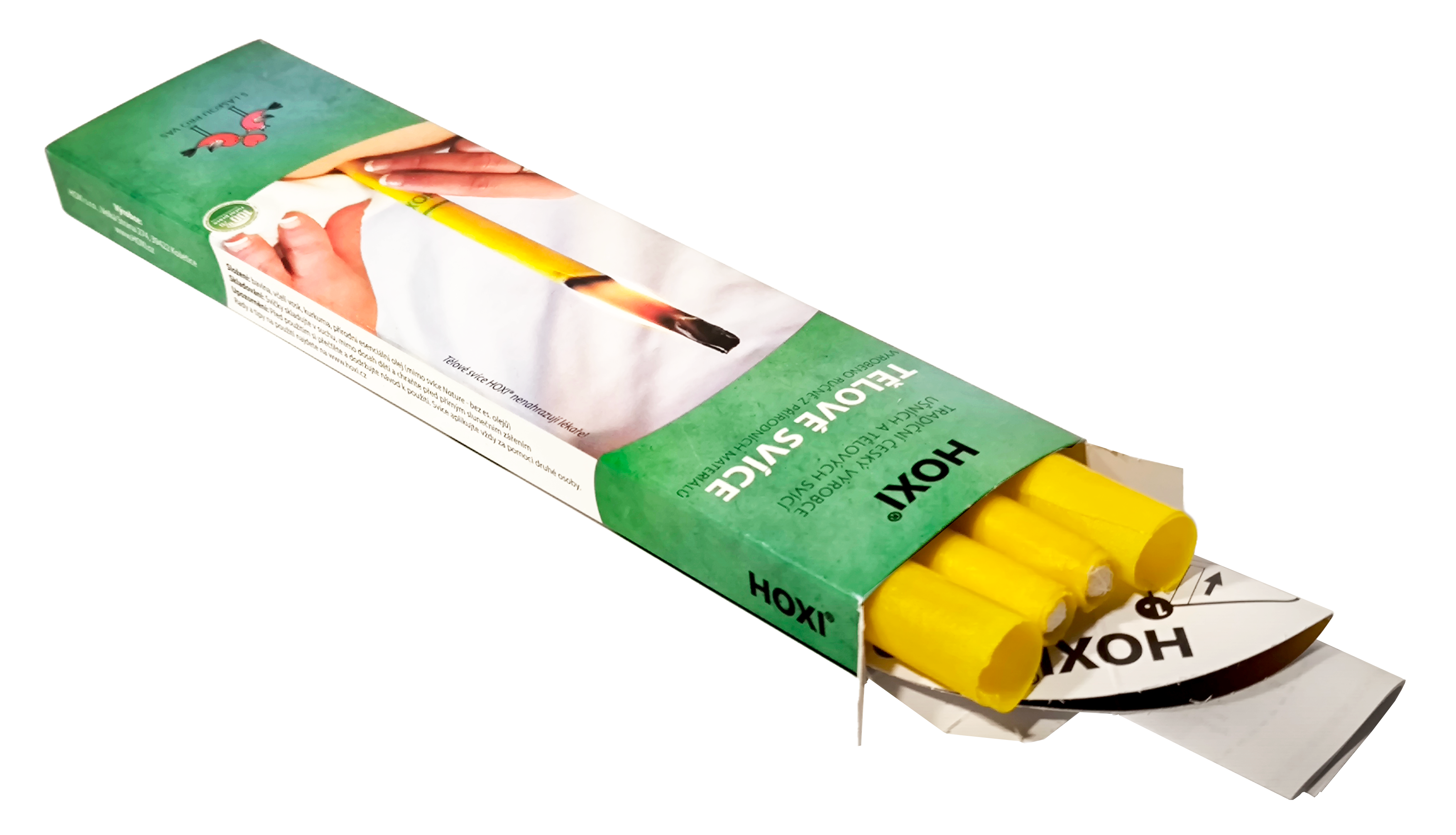 HOXI telove svice 4ks v krabicce 003